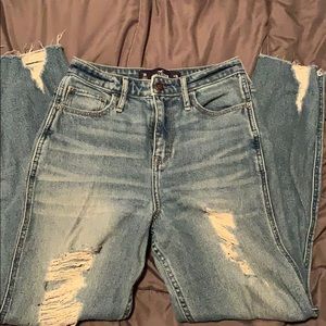 Hollister ultra high rise mom jeans